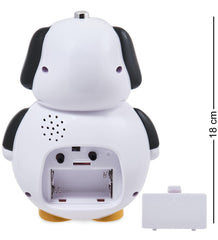 Cute Puppy Alarm Clock with Soft Night Light