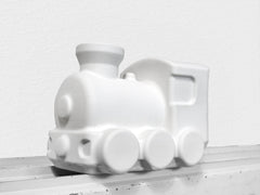 Steamy Train Humidifier - Matte White Porcelain Train - Radiator Decoration and Moisturizer