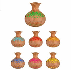 Wooden Design Air Humidifier with Colorful LED