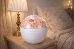 Floral Ultrasonic Humidifier | Quiet Bedroom Desk Diffuser | Decorative Flower Dome
