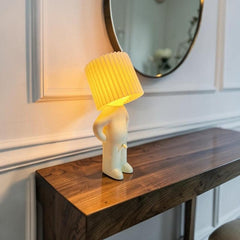 Standing Figure Lamp: Modern Nordic LED Night Light, Quirky Home Decor