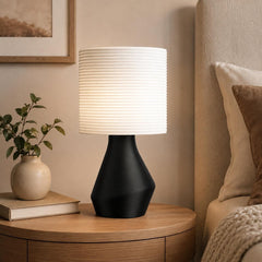 Tilt Table Lamp, Modern Bedside Lamp, 3D Printed Desk Lamp, Unique Nightstand Light, Minimalist Home Office Decor