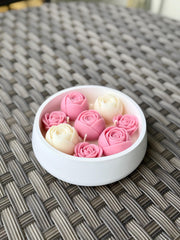 Blushing Rose Bouquet Candle