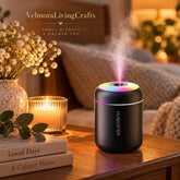 USB Humidifier, 180ml Mist Maker for Bedroom, Desk, Car (68x92.5mm)