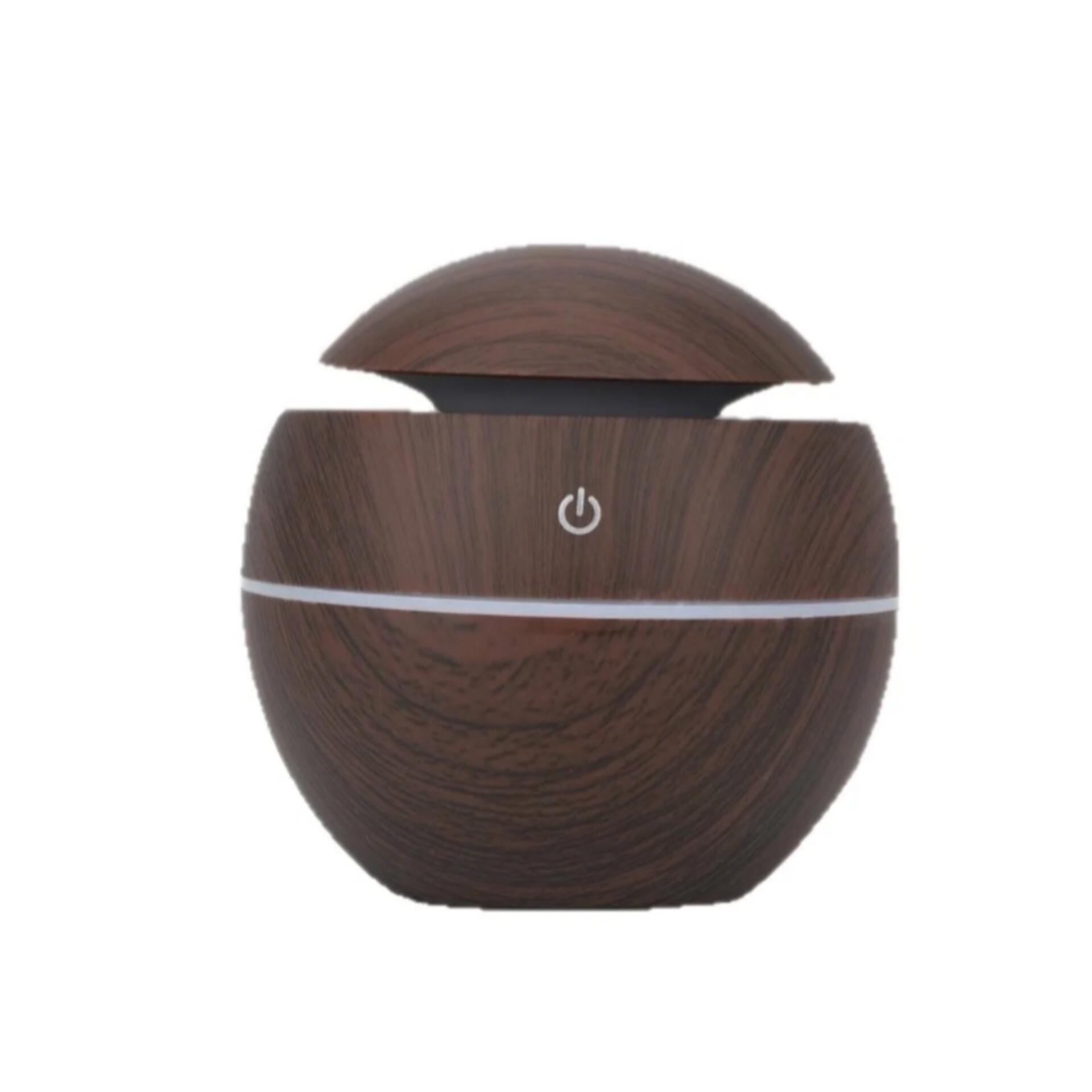 Wood Grain Essential Oil Diffuser with LED Lights