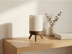 Small Modern Table Lamp – Minimalist Night Light for Bedroom, Living Room, or Office Decor