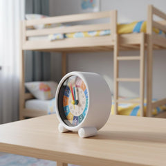 Kids Learning Alarm Clock, Silent Desktop Timepiece, Early Wake-Up Timer for Children, Cute Bedside Nightstand Clock, Teaching Clock