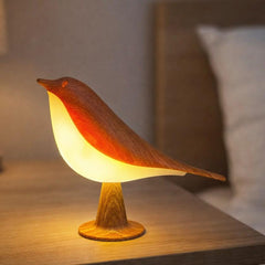 Bird LED Table Lamp USB Powered Desk Lamp 8'' Scandinavian Bird Light 6W Night Light Three Color Modes