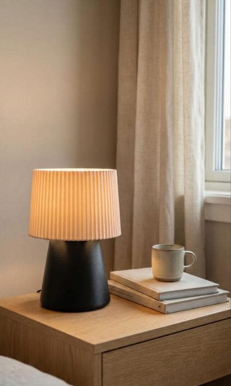 Minimalist 3D Printed Lamp | Modern LED Desk Lamp | Ambient Night Light