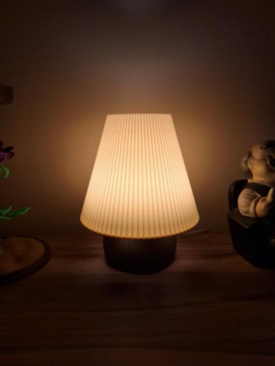 Minimalist 3D Printed Lamp | Modern LED Desk Lamp | Ambient Night Light