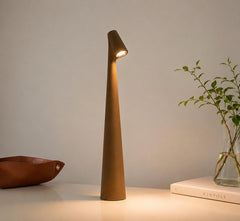 Sculptural Cone Table Lamp