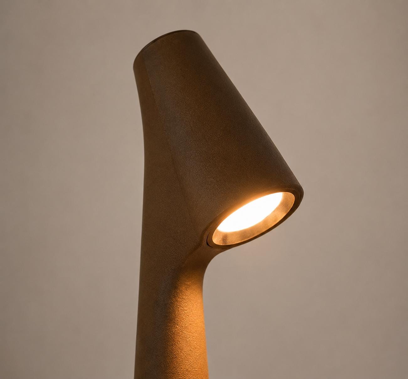 Sculptural Cone Table Lamp