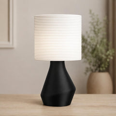 Tilt Table Lamp, Modern Bedside Lamp, 3D Printed Desk Lamp, Unique Nightstand Light, Minimalist Home Office Decor