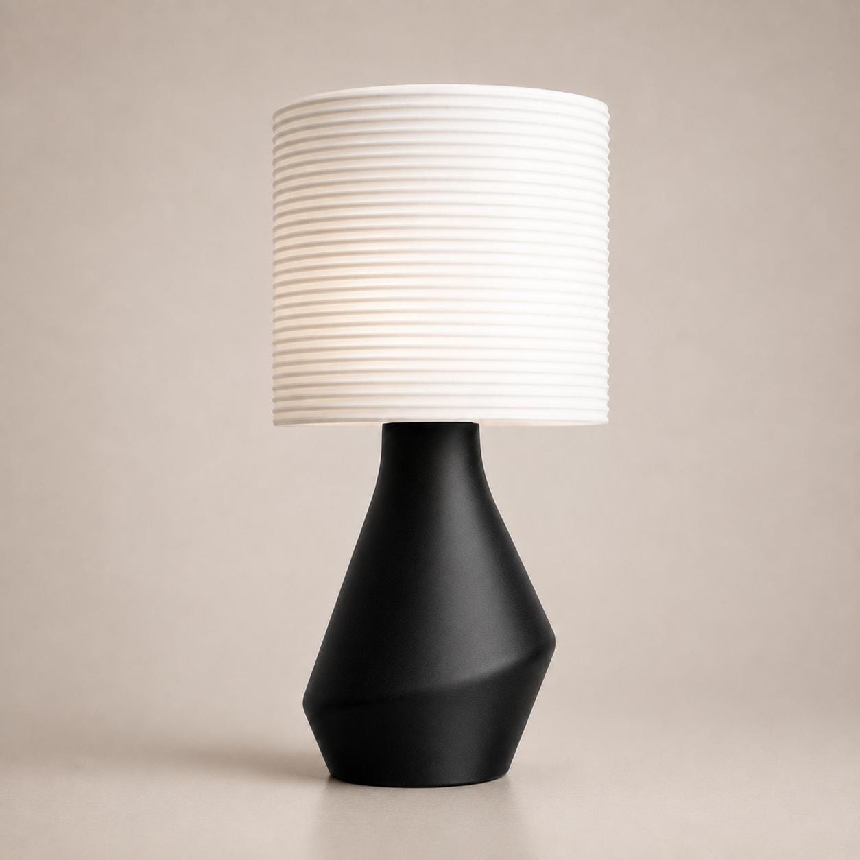Tilt Table Lamp, Modern Bedside Lamp, 3D Printed Desk Lamp, Unique Nightstand Light, Minimalist Home Office Decor