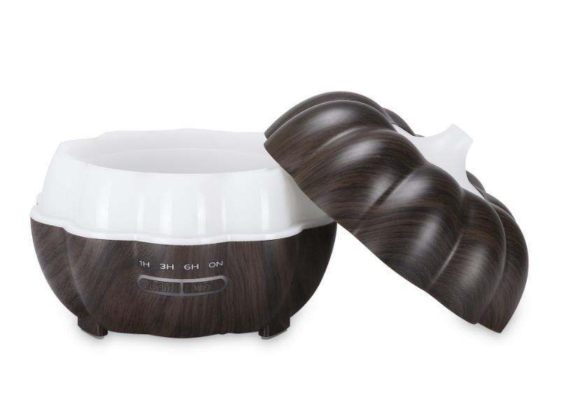 Dark Wood Grain Pumpkin Essential Oil Diffuser