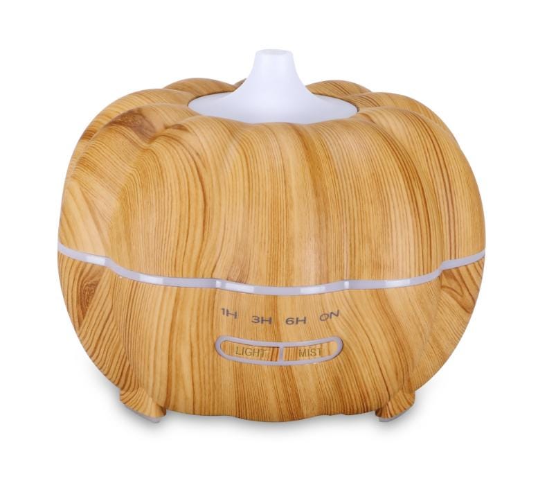 Dark Wood Grain Pumpkin Essential Oil Diffuser